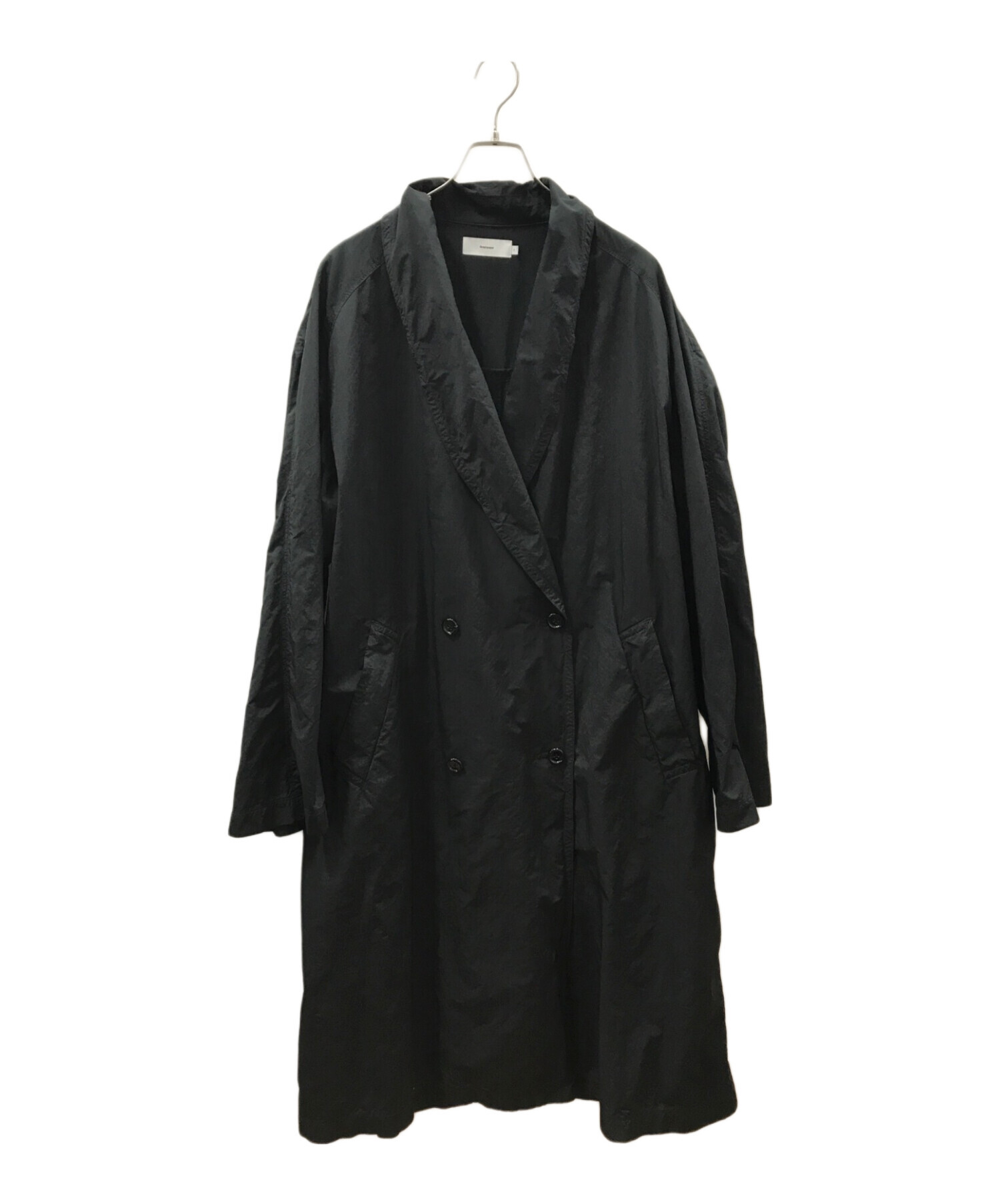 Graphpaper (グラフペーパー) Garment Dyed Shop Coat ブラック サイズ:L