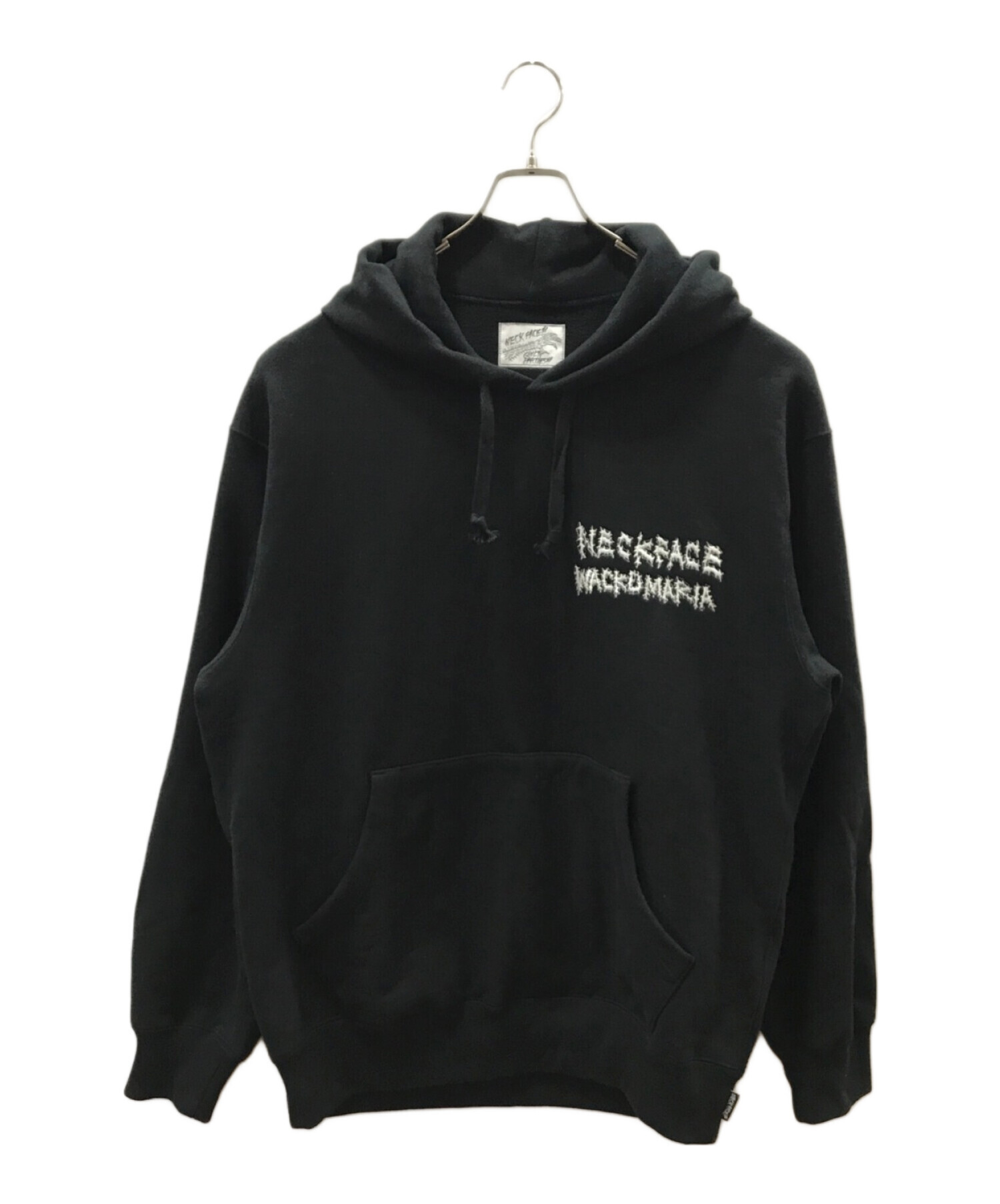 中古・古着通販】WACKO MARIA (ワコマリア) HEAVY WEIGHT PULLOVER HOODED SWEAT SHIRT ブラック  サイズ:L｜ブランド・古着通販 トレファク公式【TREFAC FASHION】スマホサイト