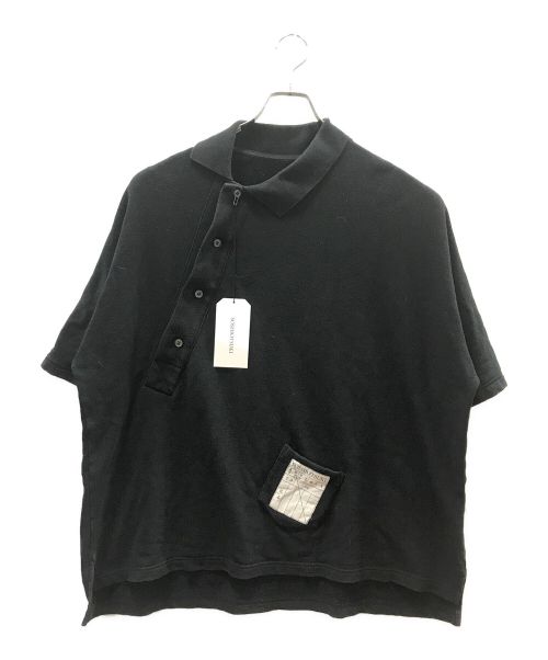 【中古・古着通販】SOSHIOTSUKI (ソウシ オオツキ) KIMONO BREASTED POLO ブラック サイズ:M｜ブランド・古着通販  トレファク公式【TREFAC FASHION】スマホサイト