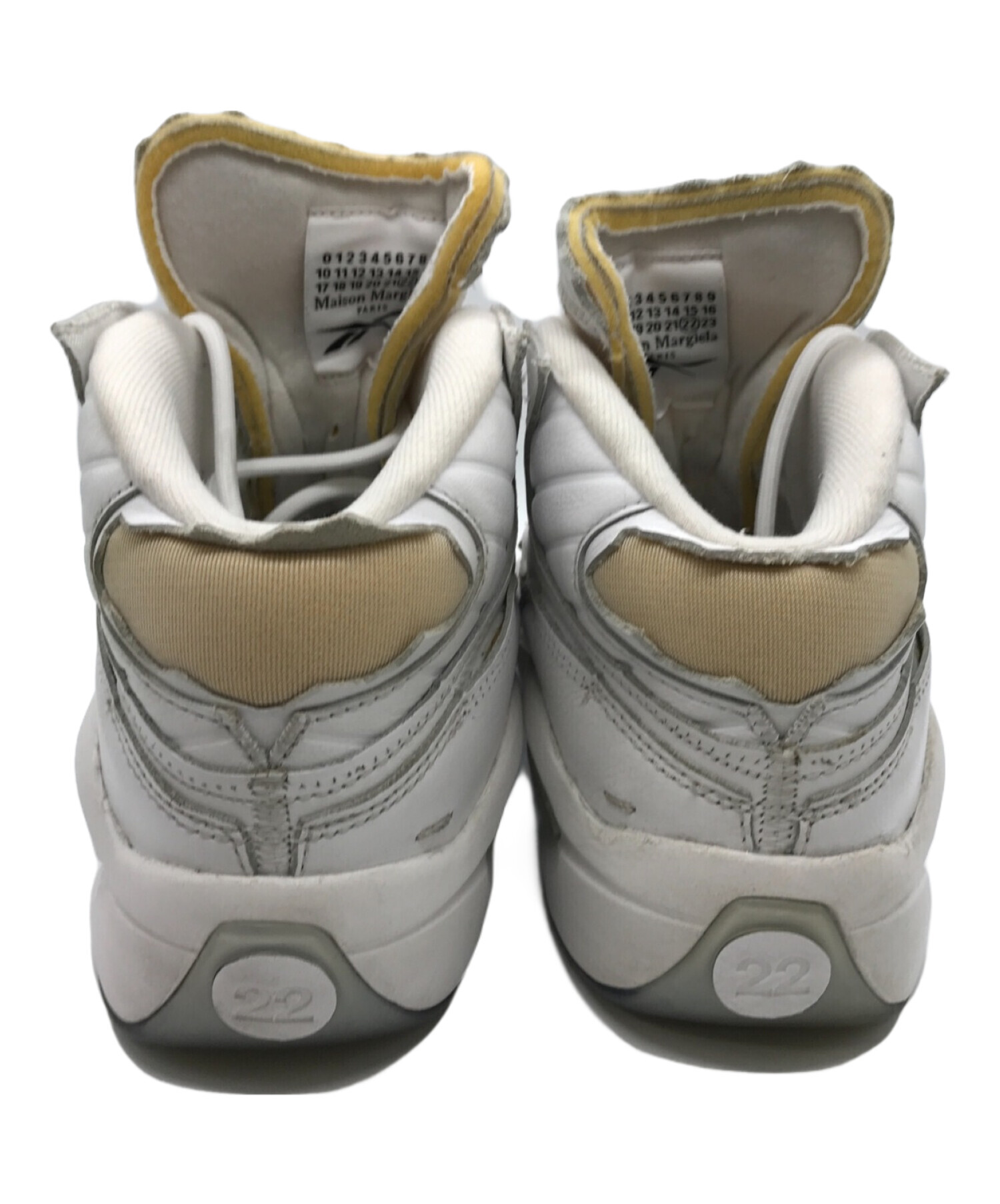 中古・古着通販】Maison Margiela (メゾンマルジェラ) REEBOK (リーボック) Question Mid Memory Of  Basketball ホワイト サイズ:27.5｜ブランド・古着通販 トレファク公式【TREFAC FASHION】スマホサイト