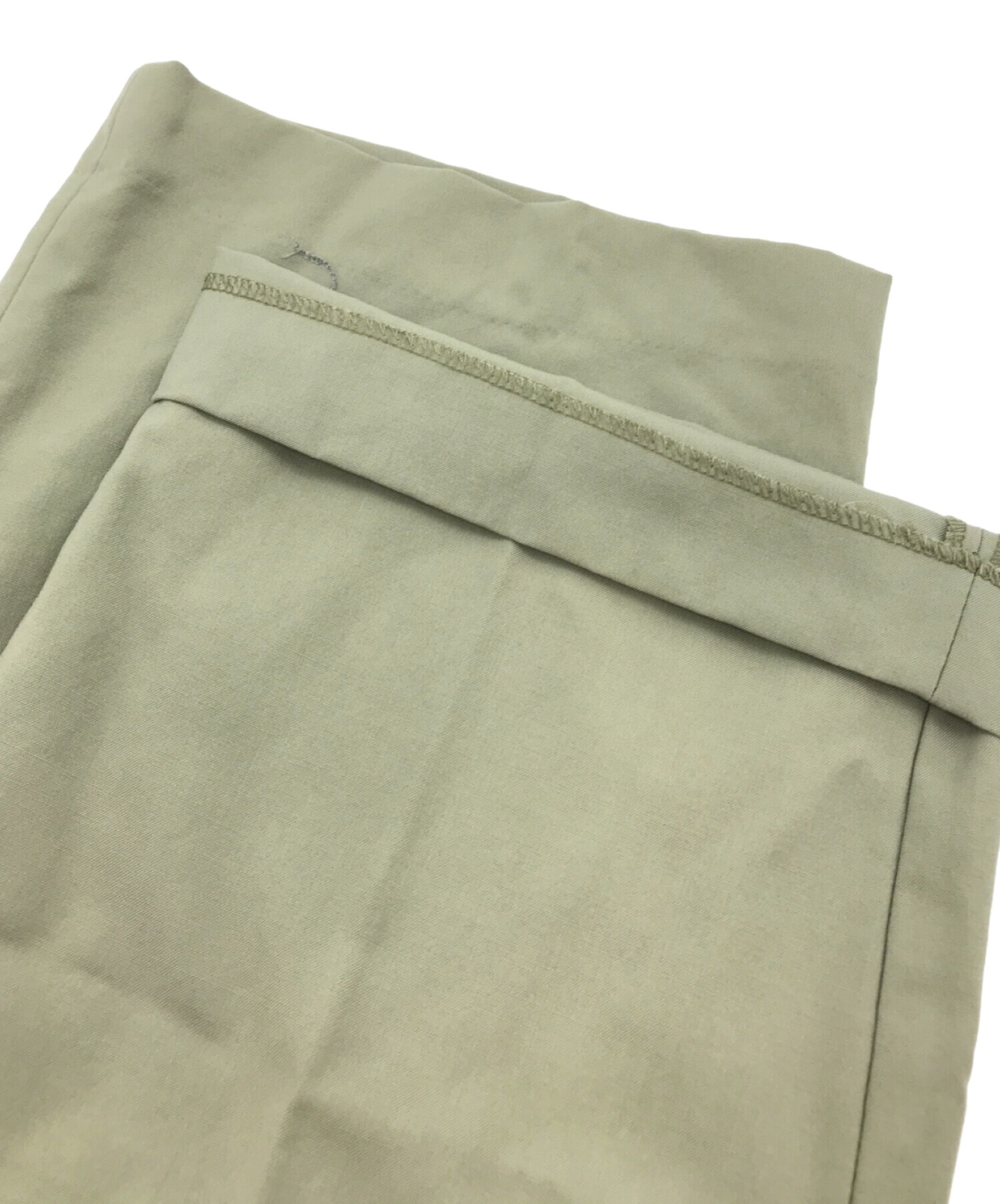 中古・古着通販】Phlannel (フランネル) WOOL TROPICAL TROUSERS グリーン サイズ:2｜ブランド・古着通販  トレファク公式【TREFAC FASHION】スマホサイト