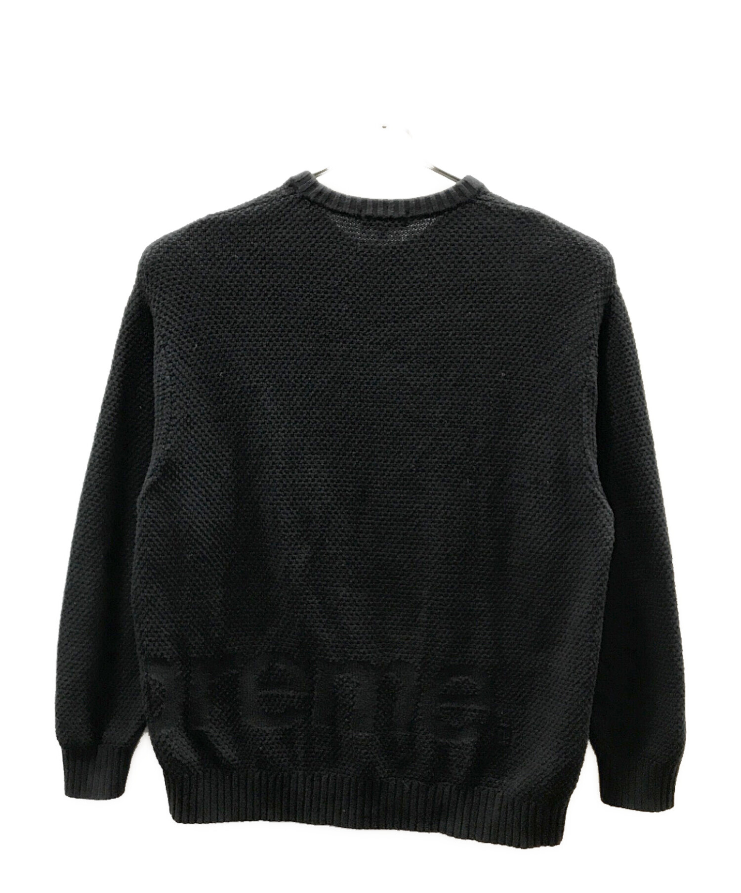 SUPREME (シュプリーム) Melange Rib Knit Sweater ブラック サイズ:XL