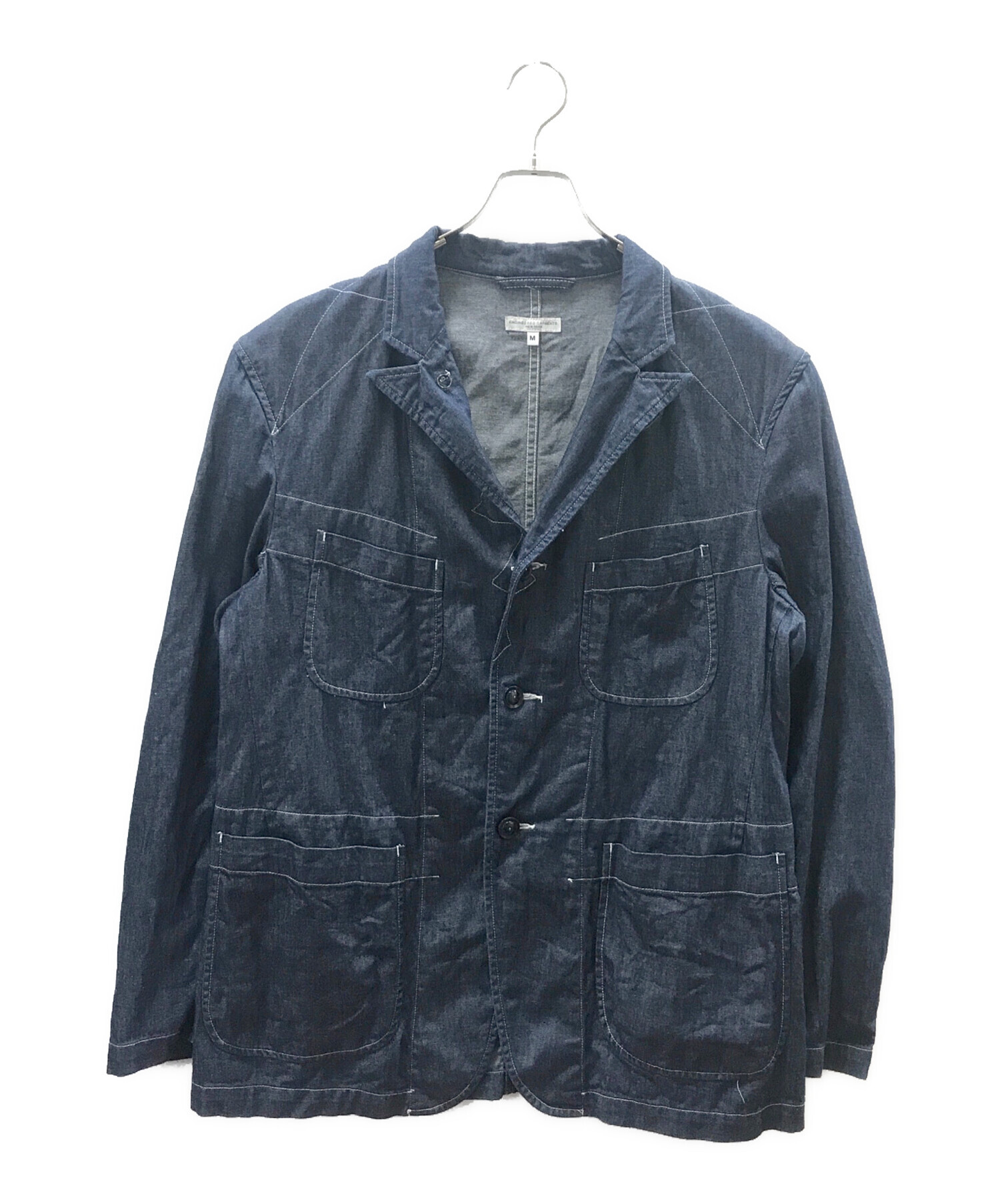 中古・古着通販】Engineered Garments (エンジニアド ガーメンツ) デニムテーラードジャケット インディゴ サイズ:M｜ブランド・古着通販  トレファク公式【TREFAC FASHION】スマホサイト