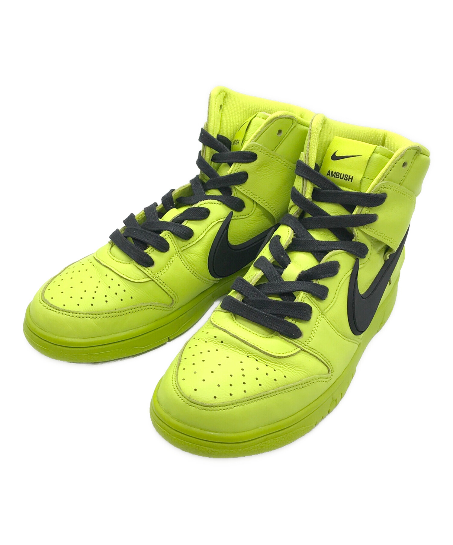 中古・古着通販】NIKE (ナイキ) AMBUSH (アンブッシュ) DUNK High 'FLASH LIME' イエロー  サイズ:26.5｜ブランド・古着通販 トレファク公式【TREFAC FASHION】スマホサイト