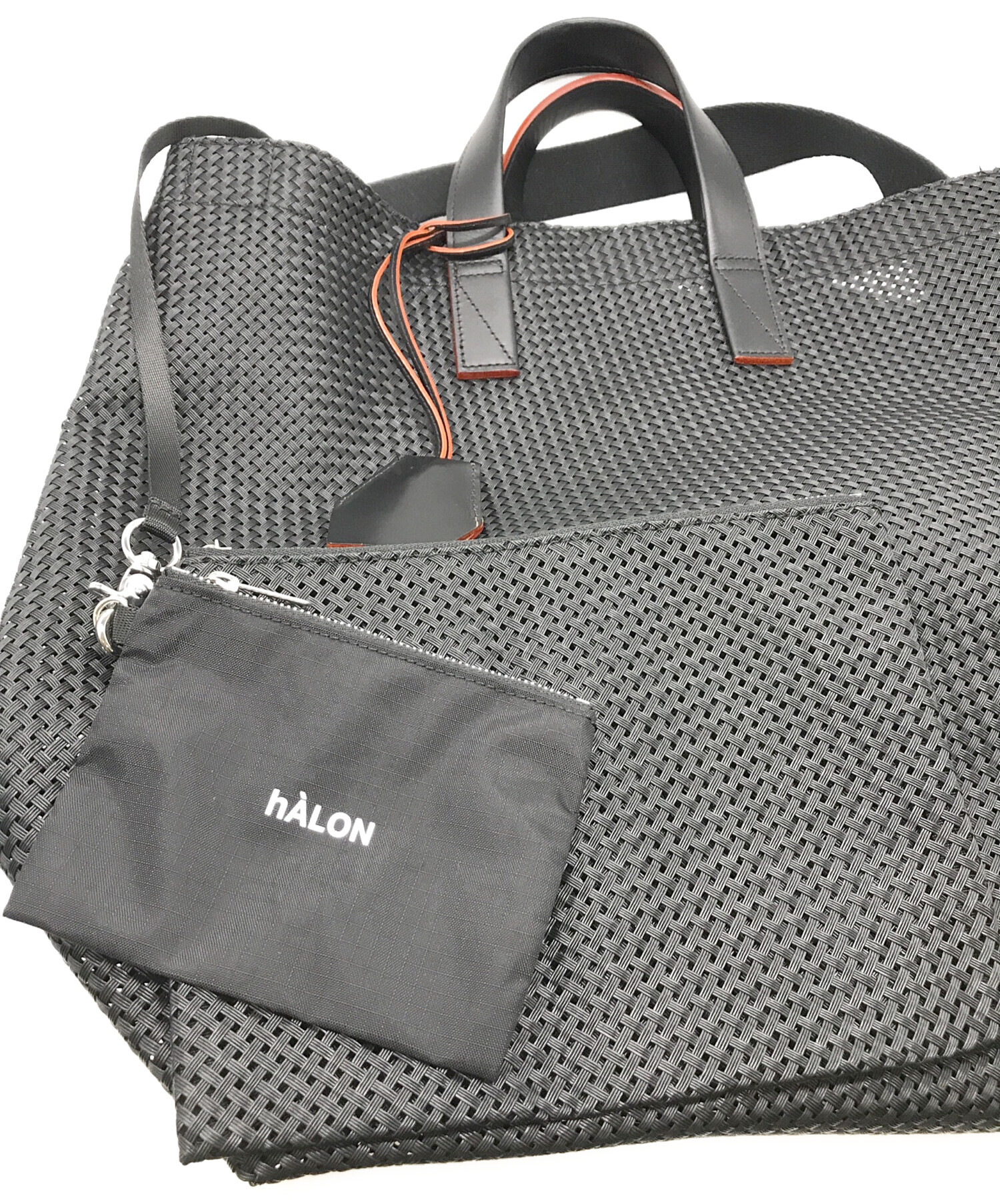 hALON (アーロン) EVERYDAY MESH TOTE ブラック サイズ:下記参照