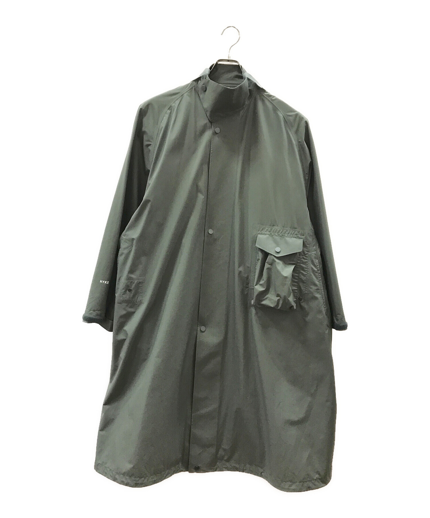 HYKE (ハイク) PERTEX MILITARY COAT グリーン サイズ:S