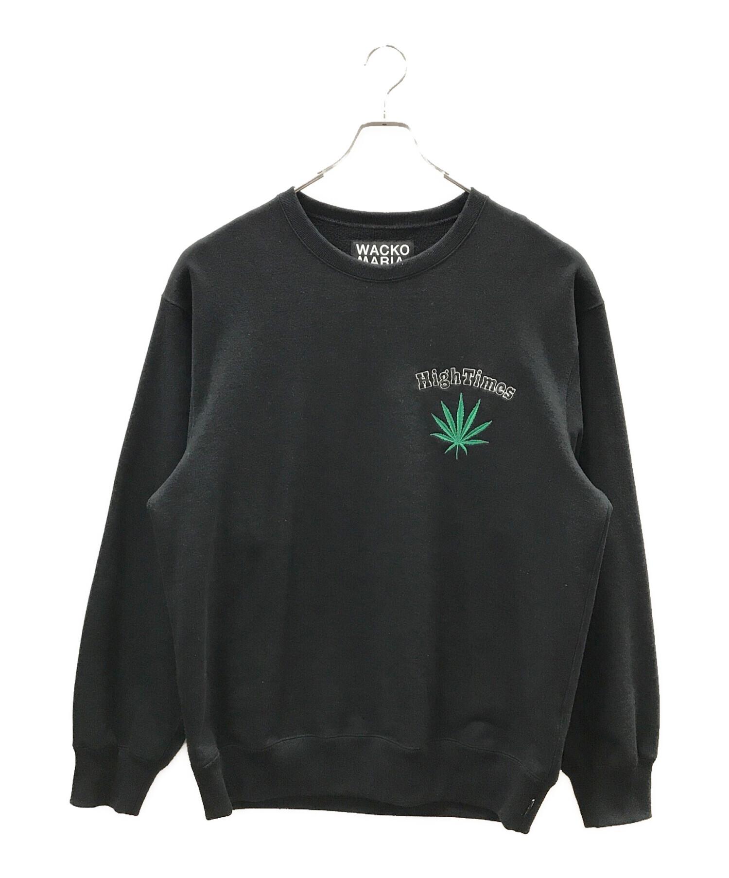 中古・古着通販】WACKO MARIA (ワコマリア) HIGH TIMES (ハイタイムズ) スウェット ブラック サイズ:L｜ブランド・古着通販  トレファク公式【TREFAC FASHION】スマホサイト