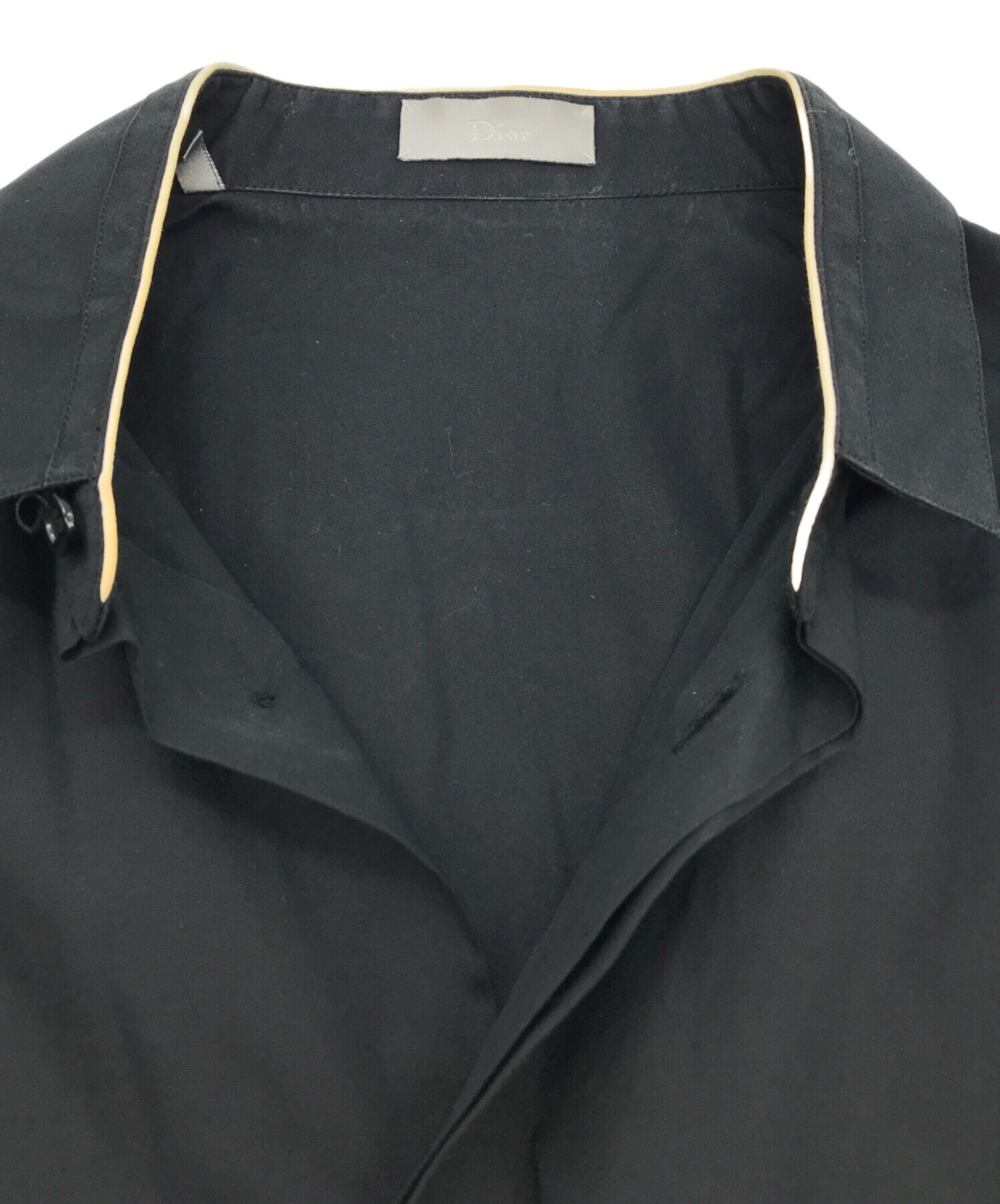 中古・古着通販】Dior Homme (ディオール オム) ドレスシャツ ブラック サイズ:37｜ブランド・古着通販 トレファク公式【TREFAC  FASHION】スマホサイト