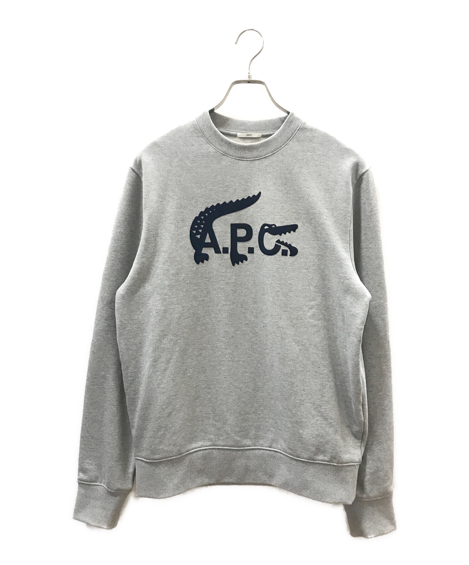 A.P.C. (アーペーセー) LACOSTE (ラコステ) スウェット グレー サイズ:S