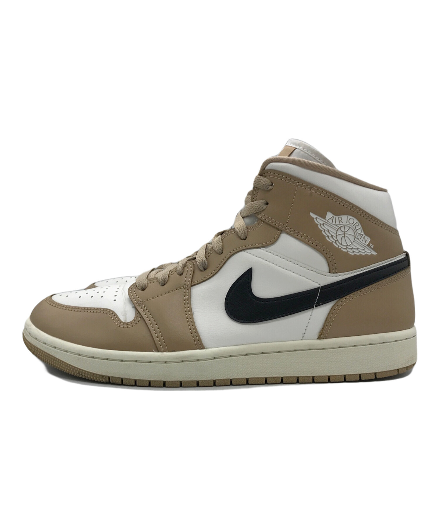 中古・古着通販】NIKE (ナイキ) WMNS AIR JORDAN 1 MID ベージュ サイズ:US11.5（28.5cm）｜ブランド・古着通販  トレファク公式【TREFAC FASHION】スマホサイト