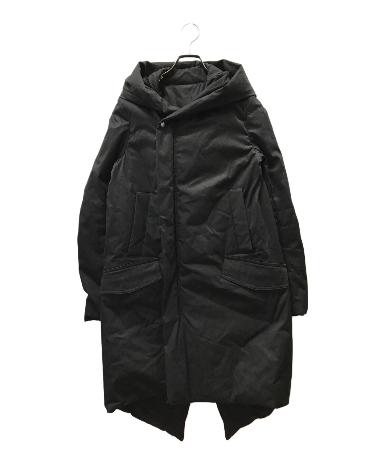 RICK OWENS (リックオウエンス) SLAB COAT ブラック サイズ:2