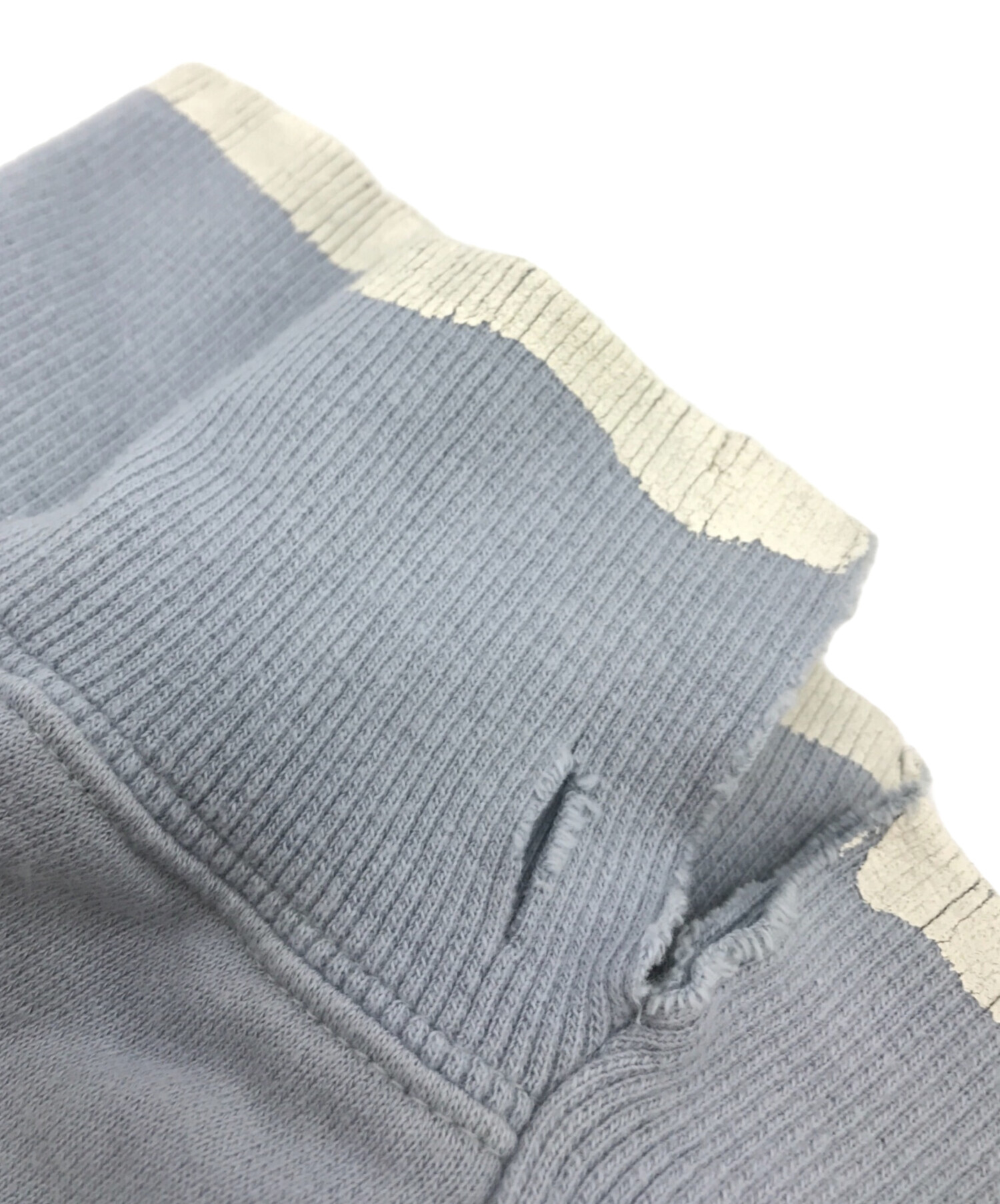 stein (シュタイン) OVERSIZED REBUILD SWEAT LS ブルー サイズ:L