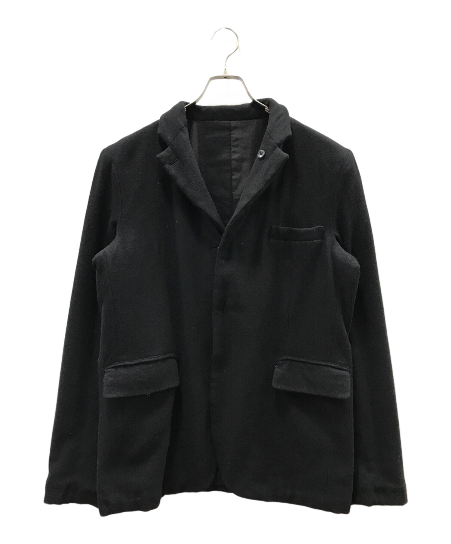 BLACK COMME des GARCONS (ブラック コムデギャルソン) MIHARA YASUHIRO (ミハラヤスヒロ)  テーラードジャケット ブラック サイズ:L