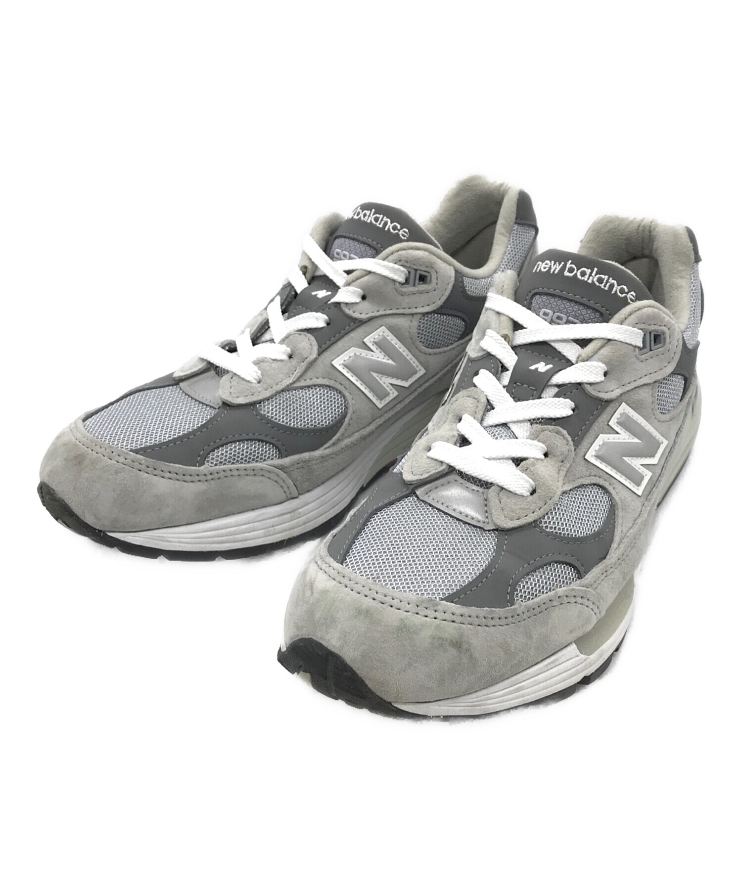 NEW BALANCE (ニューバランス) 992 ローカットスニーカー グレー サイズ:US10 (28cm)