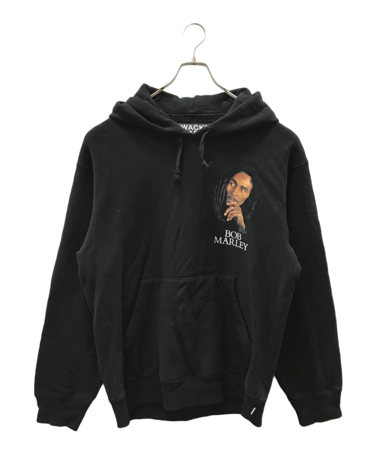 中古・古着通販】WACKO MARIA (ワコマリア) BOB MARLEY HEAVY WEIGHT PULLOVER HOODIE ブラック  サイズ:L｜ブランド・古着通販 トレファク公式【TREFAC FASHION】スマホサイト