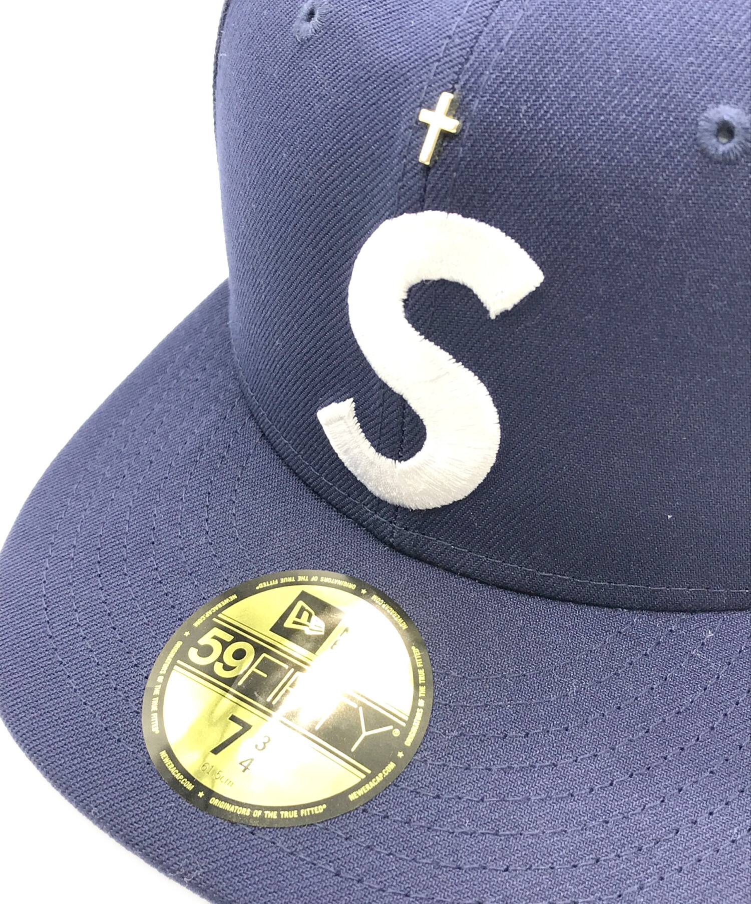 中古・古着通販】SUPREME (シュプリーム) New Era (ニューエラ) キャップ ネイビー サイズ:7 3/4｜ブランド・古着通販  トレファク公式【TREFAC FASHION】スマホサイト