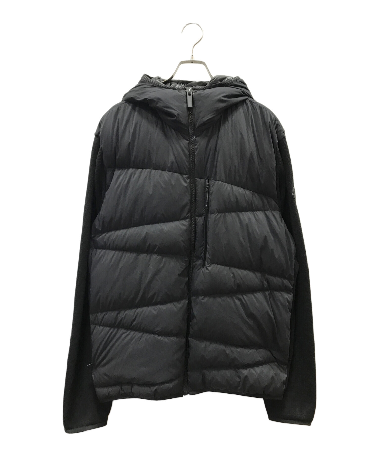 中古・古着通販】MONCLER (モンクレール) ニット切替ダウンジャケット ブラック サイズ:XXXL｜ブランド・古着通販  トレファク公式【TREFAC FASHION】スマホサイト