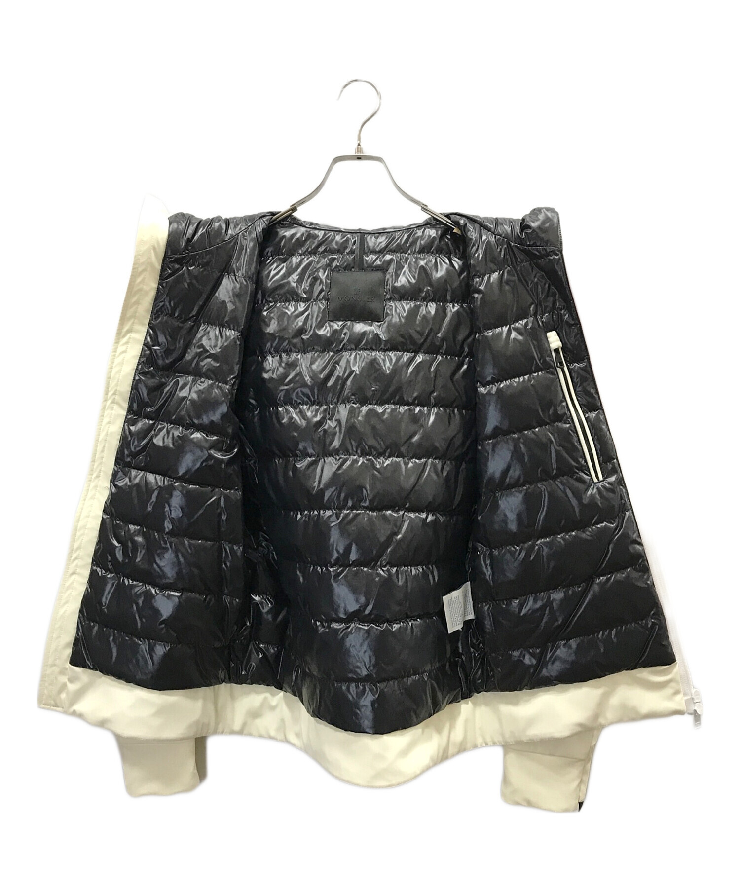 中古・古着通販】MONCLER (モンクレール) AUTHION ダウンジャケット アイボリー サイズ:1｜ブランド・古着通販  トレファク公式【TREFAC FASHION】スマホサイト