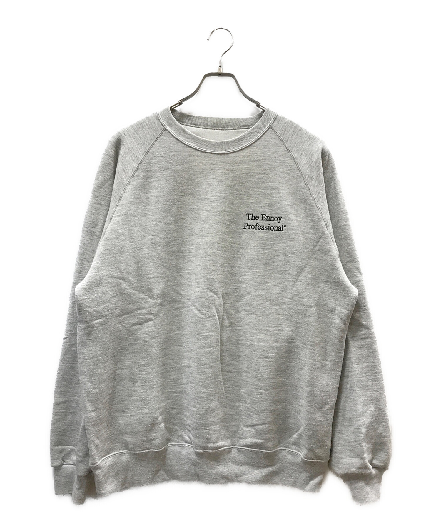 THE ENNOY PROFESSIONAL (ザ エンノイ プロフェッショナル) スタイリスト私物 (スタイリストシブツ) Sweat  Crewneck グレー サイズ:XL