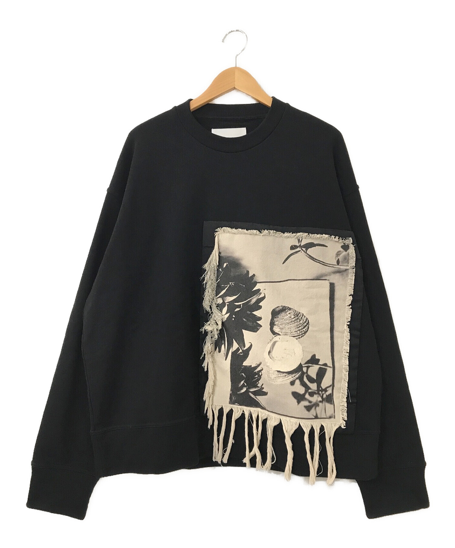 JIL SANDER (ジルサンダー) SWEATSHIRT CN LS ブラック サイズ:M