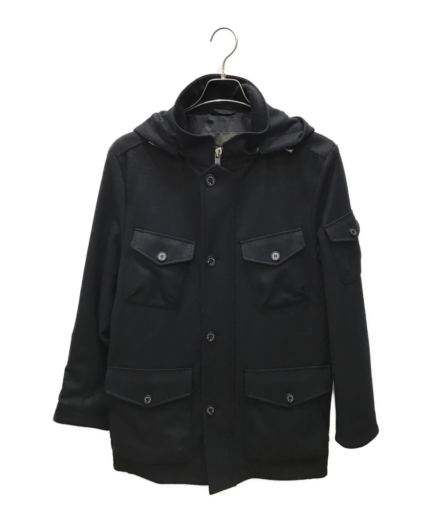 MACKINTOSH LONDON (マッキントッシュ ロンドン) BERWICKジャージメルトンミリタリーブルゾン ネイビー サイズ:42