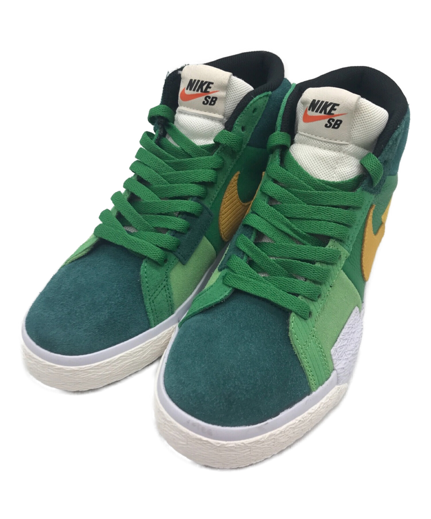 NIKE SB (ナイキエスビー) Zoom Blazer Mid Premium グリーン サイズ:25