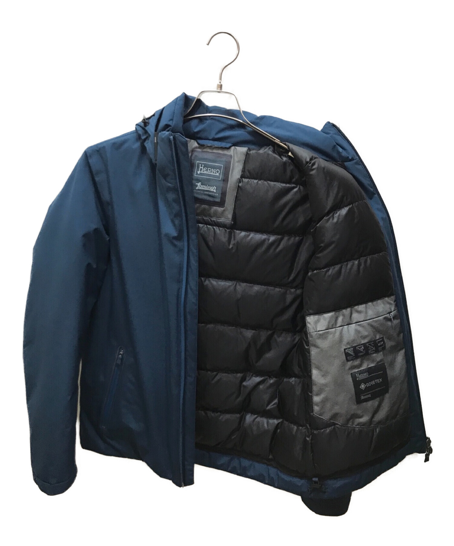 【中古・古着通販】HERNO (ヘルノ) GORE-TEX フーデッドダウン