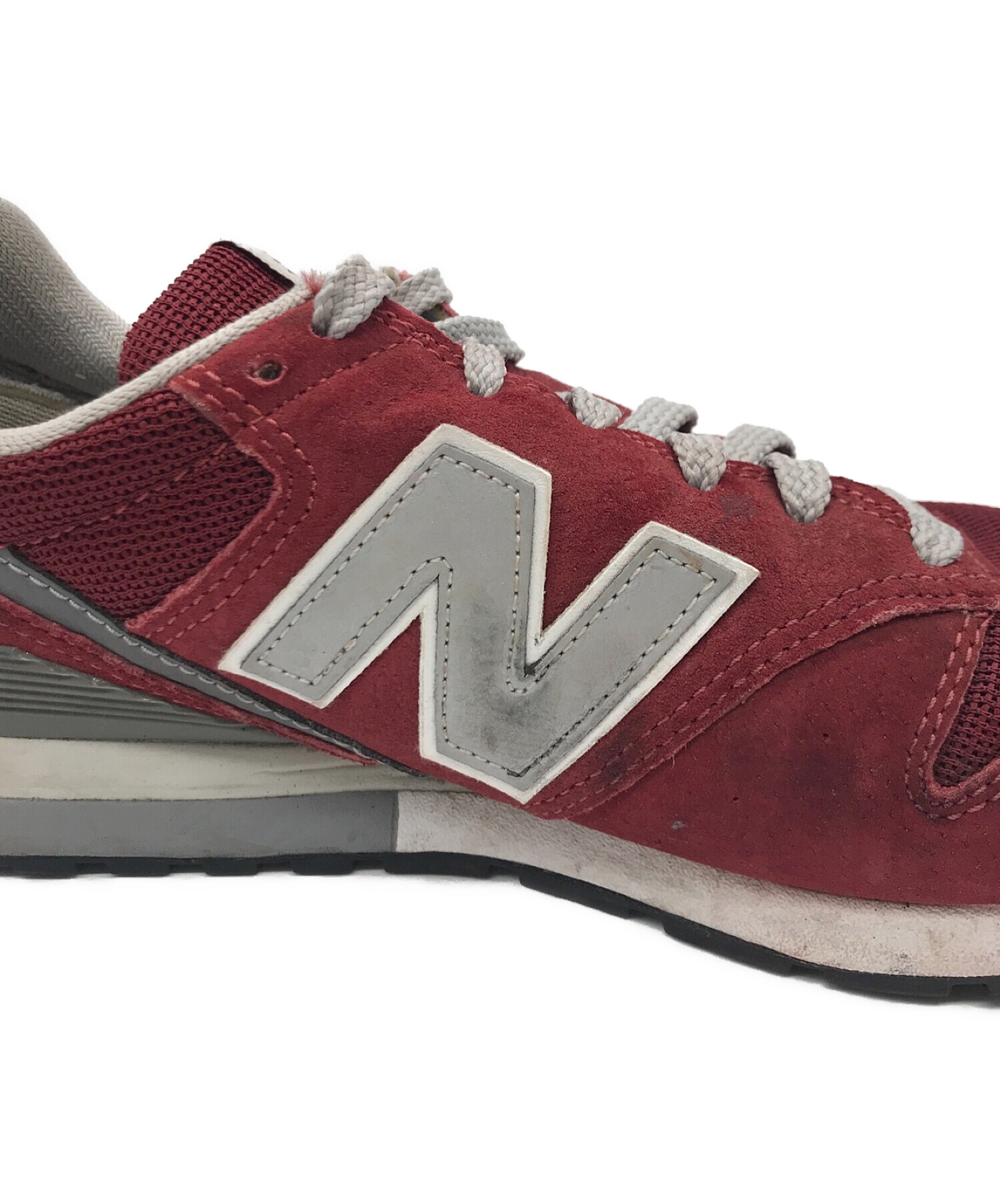 NEW BALANCE (ニューバランス) スニーカー レッド サイズ:27.5