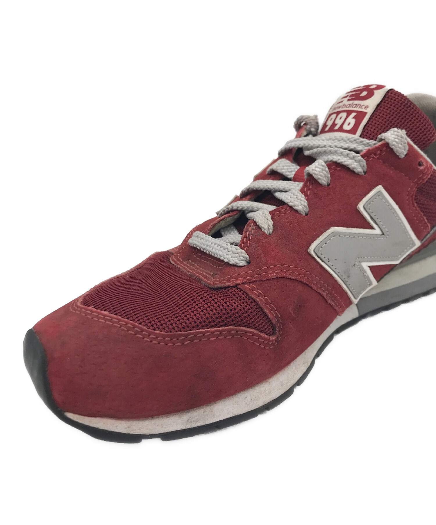 NEW BALANCE (ニューバランス) スニーカー レッド サイズ:27.5