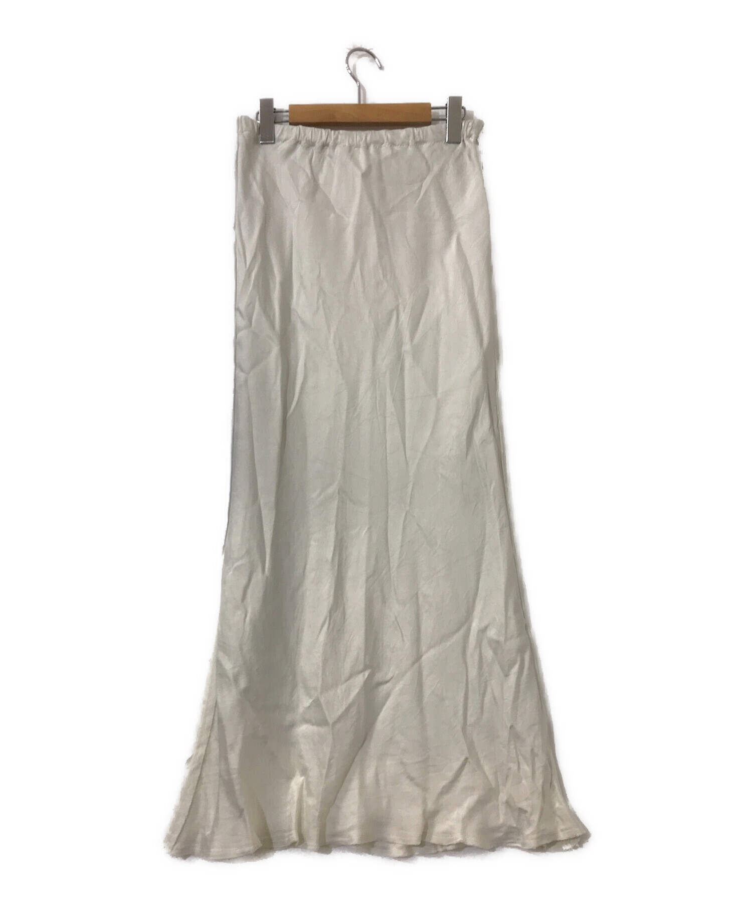 Plage petticoat スカート38 グレーA　サテンスカート