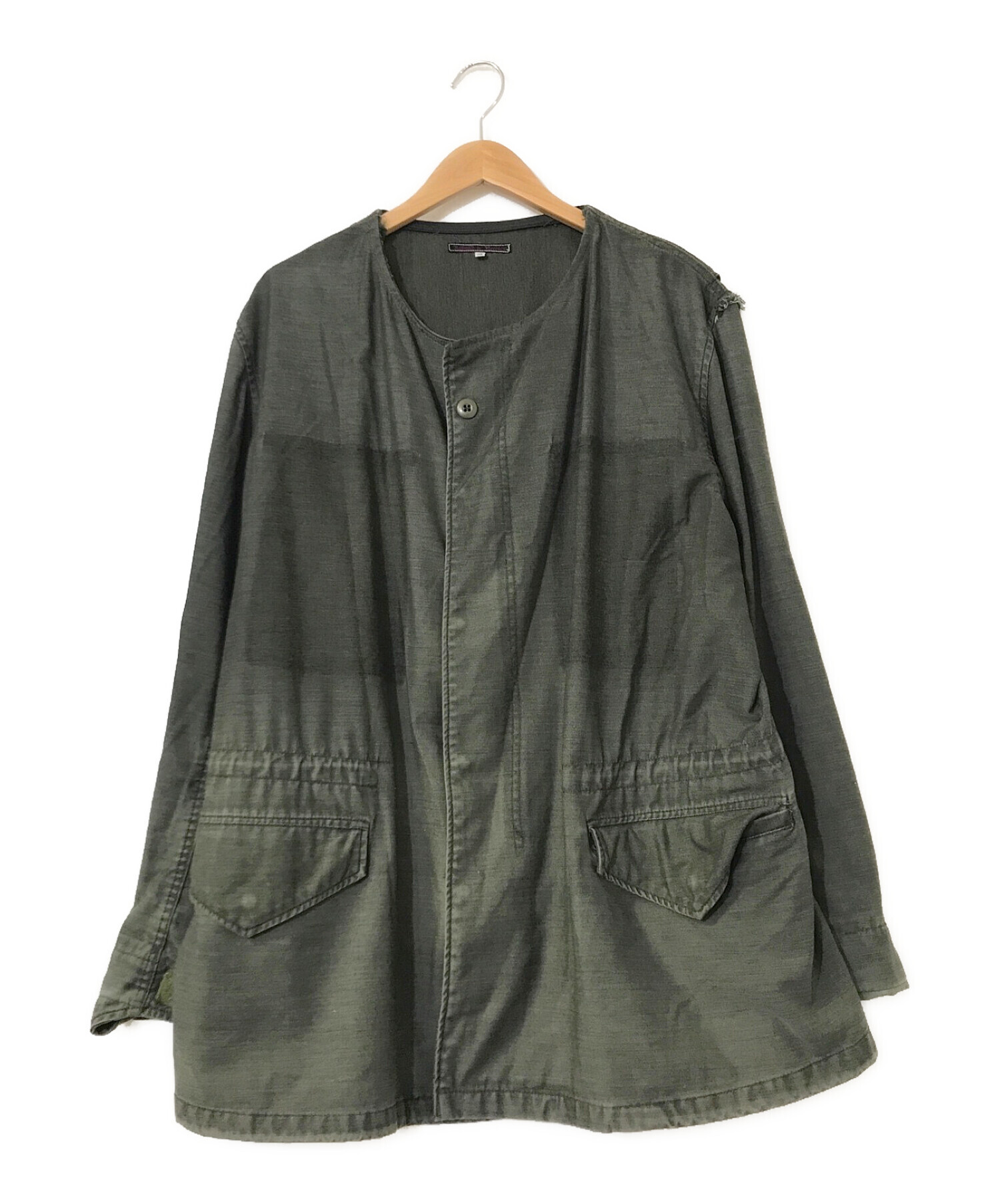 Rebuild by Needles (リビルドバイニードルス) M65 CREW NECK JACKET カーキ サイズ:M