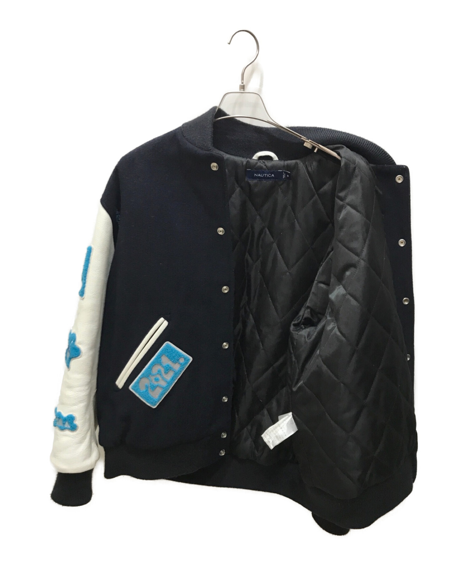 NAUTICA×STACKS (ノーティカ×スタックス) Award Jacket “JOTA” 5.1 ブラック サイズ:M