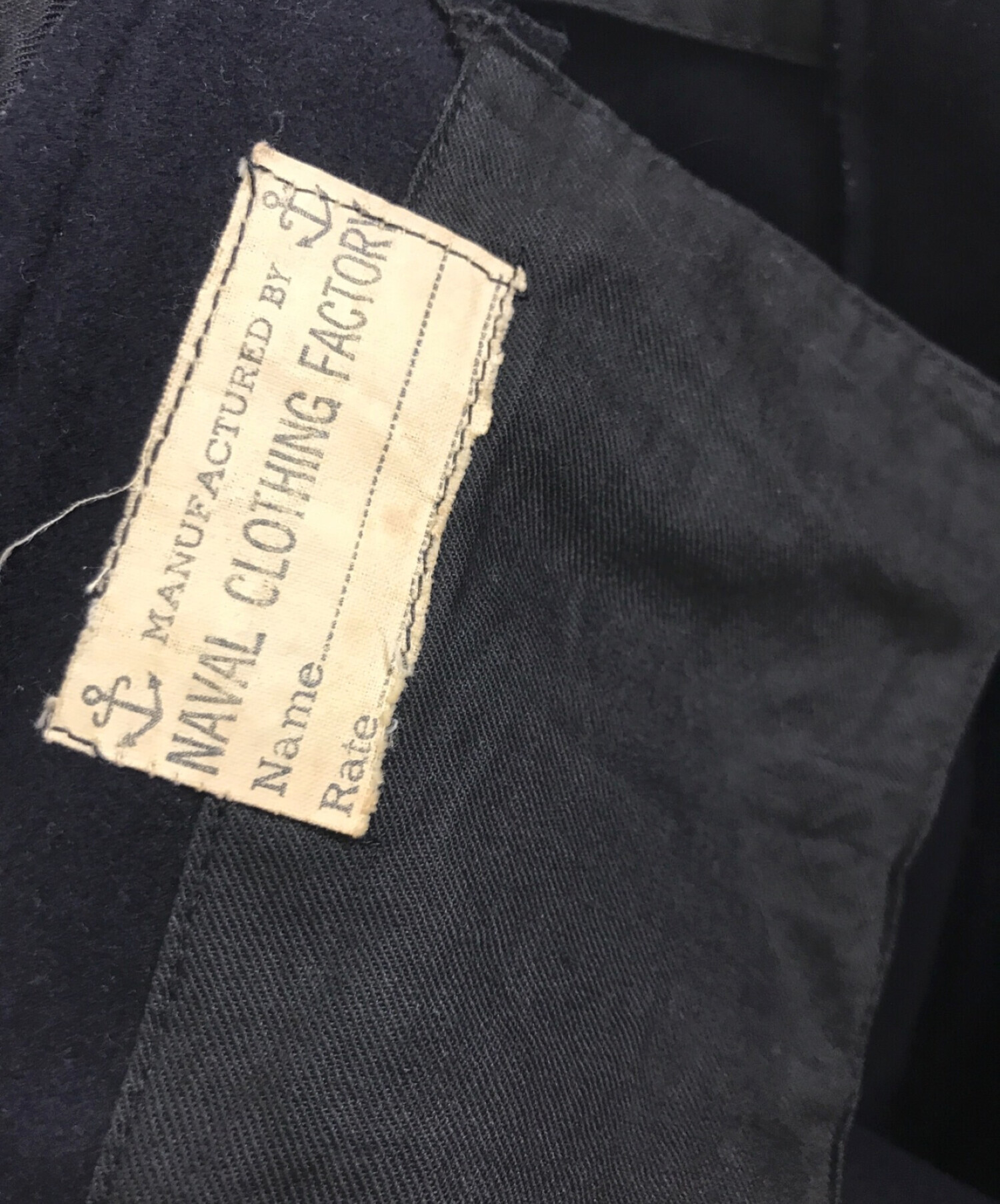 50´s us navy naval clothing factory wool pant 米海軍 ナバル