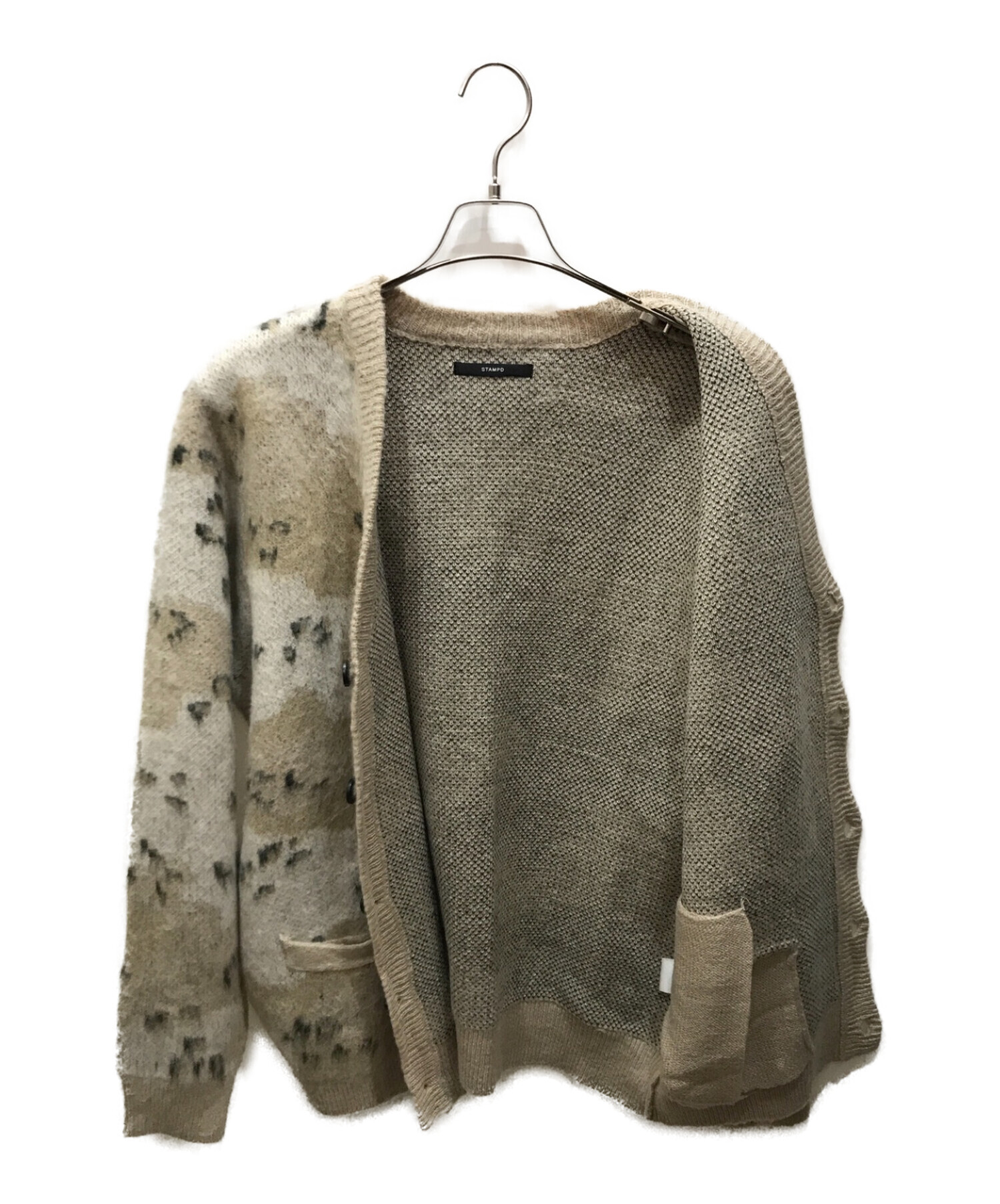 STAMPD (スタンプド) Desert Camo Cardigan/デザートカモフラージュ カーディガン ベージュ サイズ:L