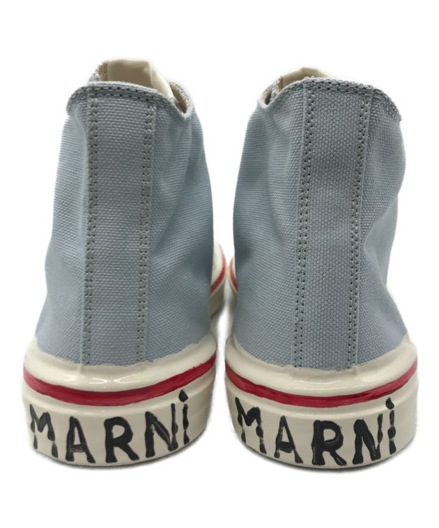 MARNI (マルニ) ハイカットスニーカー ブルー サイズ:37