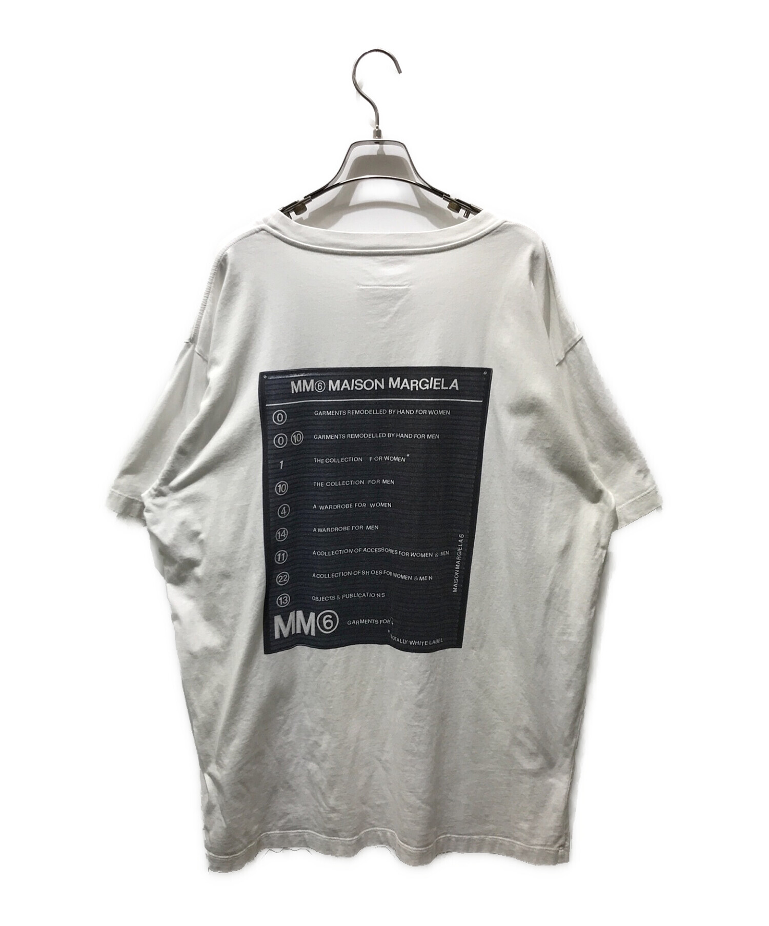 MM6 Maison Margiela (エムエムシックス メゾンマルジェラ) プリントTシャツ ホワイト サイズ:L