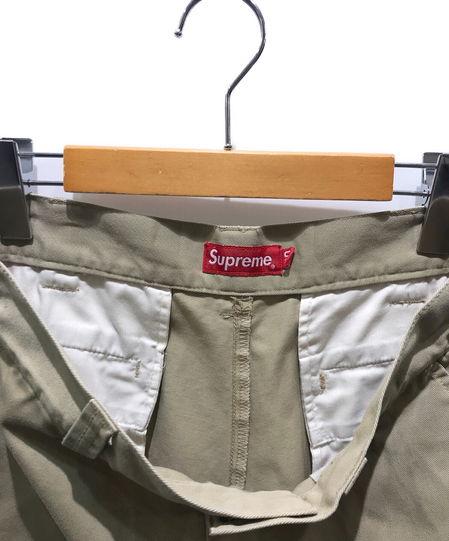 SUPREME (シュプリーム) ハーフパンツ ベージュ サイズ:30