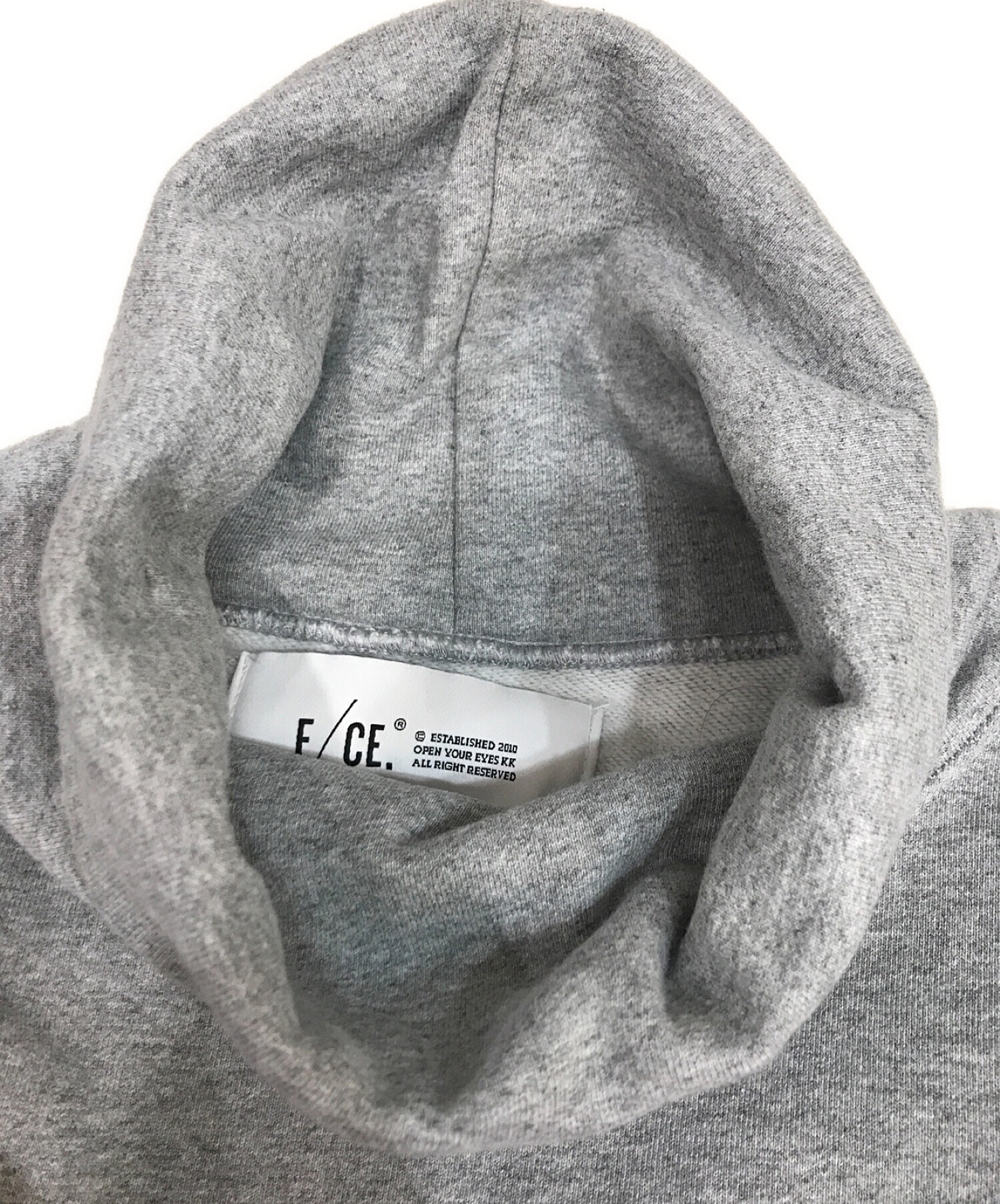 F/CE. (エフシーイー) COLLEGE HIGH NECK SWEAT/カレッジハイネックスウェット グレー サイズ:L