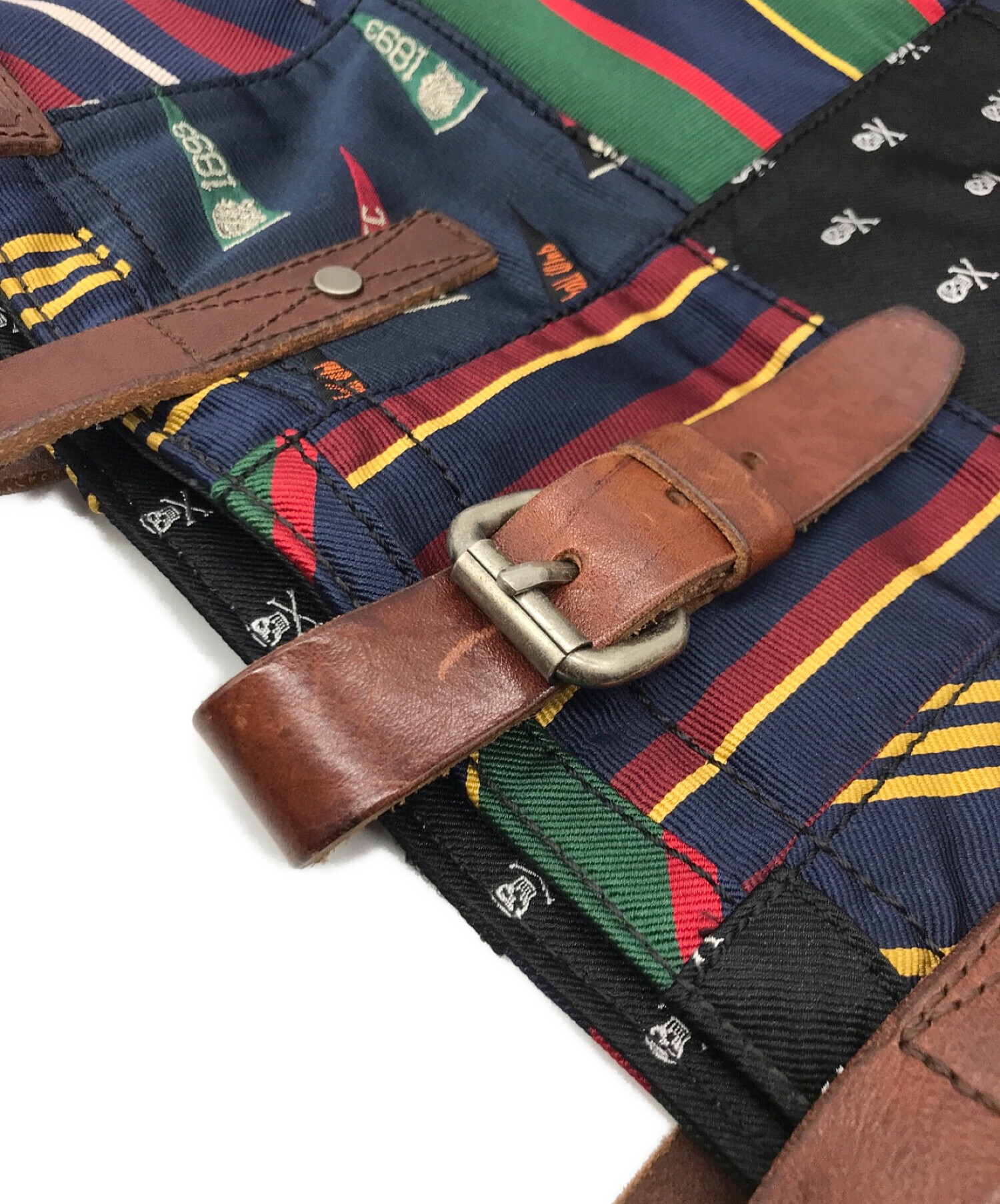 Rugby Ralph Lauren (ラグビーラルフローレン) パッチワークトートバッグ ネイビー