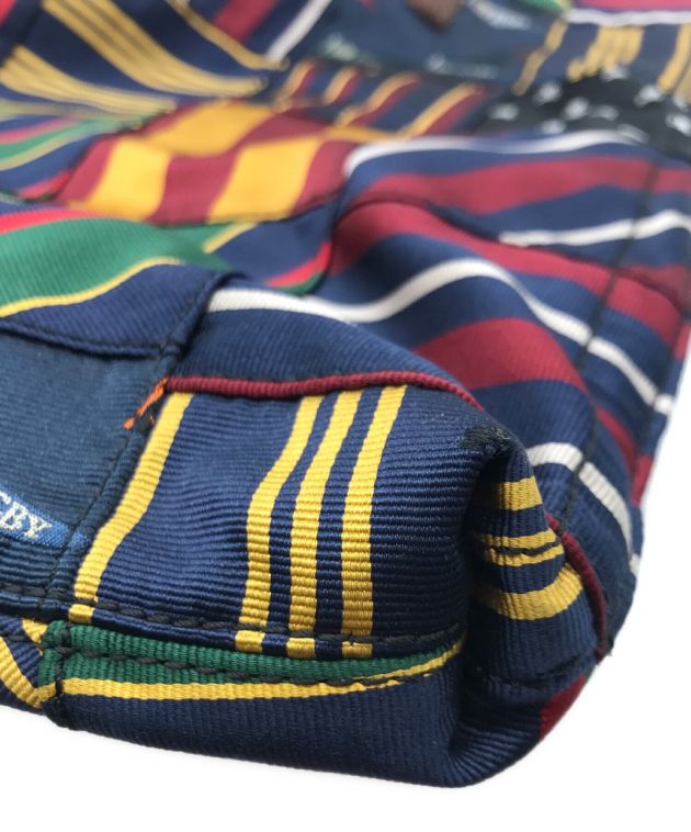 Rugby Ralph Lauren (ラグビーラルフローレン) パッチワークトートバッグ ネイビー