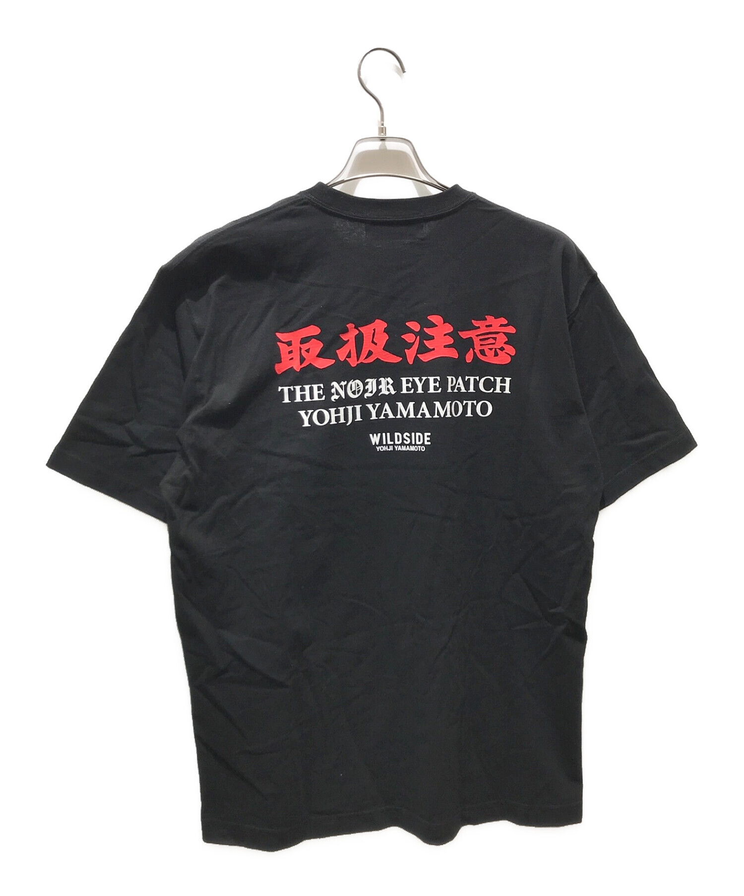 THE BLACK EYE PATCH (ザブラックアイパッチ) WILDSID (ワイルドサイド) Short Sleeve T-shirt　 NOIR EYE PATCH Yohji Yamamoto ブラック サイズ:L