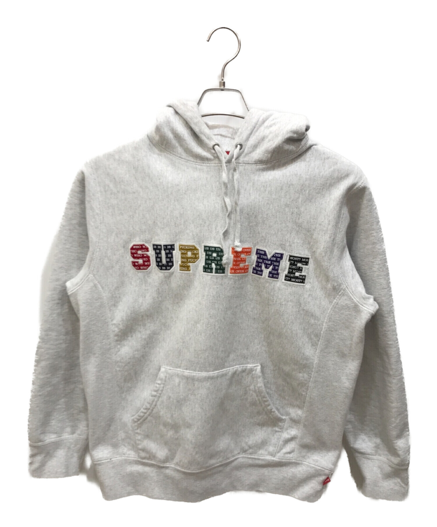 SUPREME (シュプリーム) The Most Hooded Sweatshirt/ザモーストフーデッドスウェットシャツ グレー サイズ:M