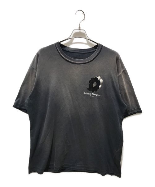 新品　メゾンマルジェラキッズ　Tシャツ　ロゴT 半袖　ブラック　ブランド　黒