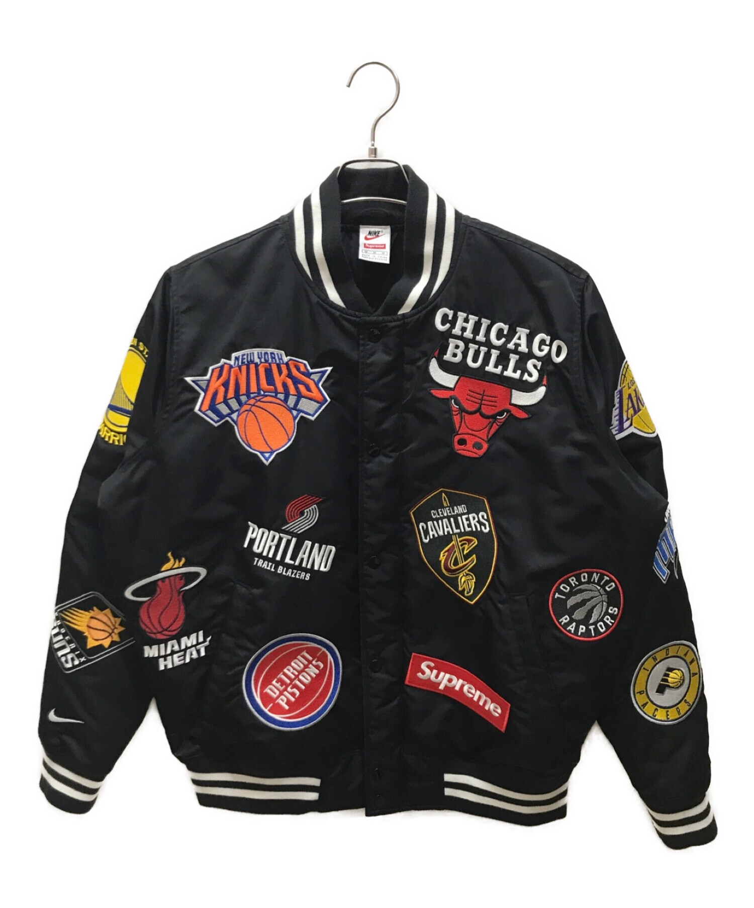 SUPREME×NIKE (シュプリーム×ナイキ) NBA Teams Warm-Up Jacket ブラック サイズ:M