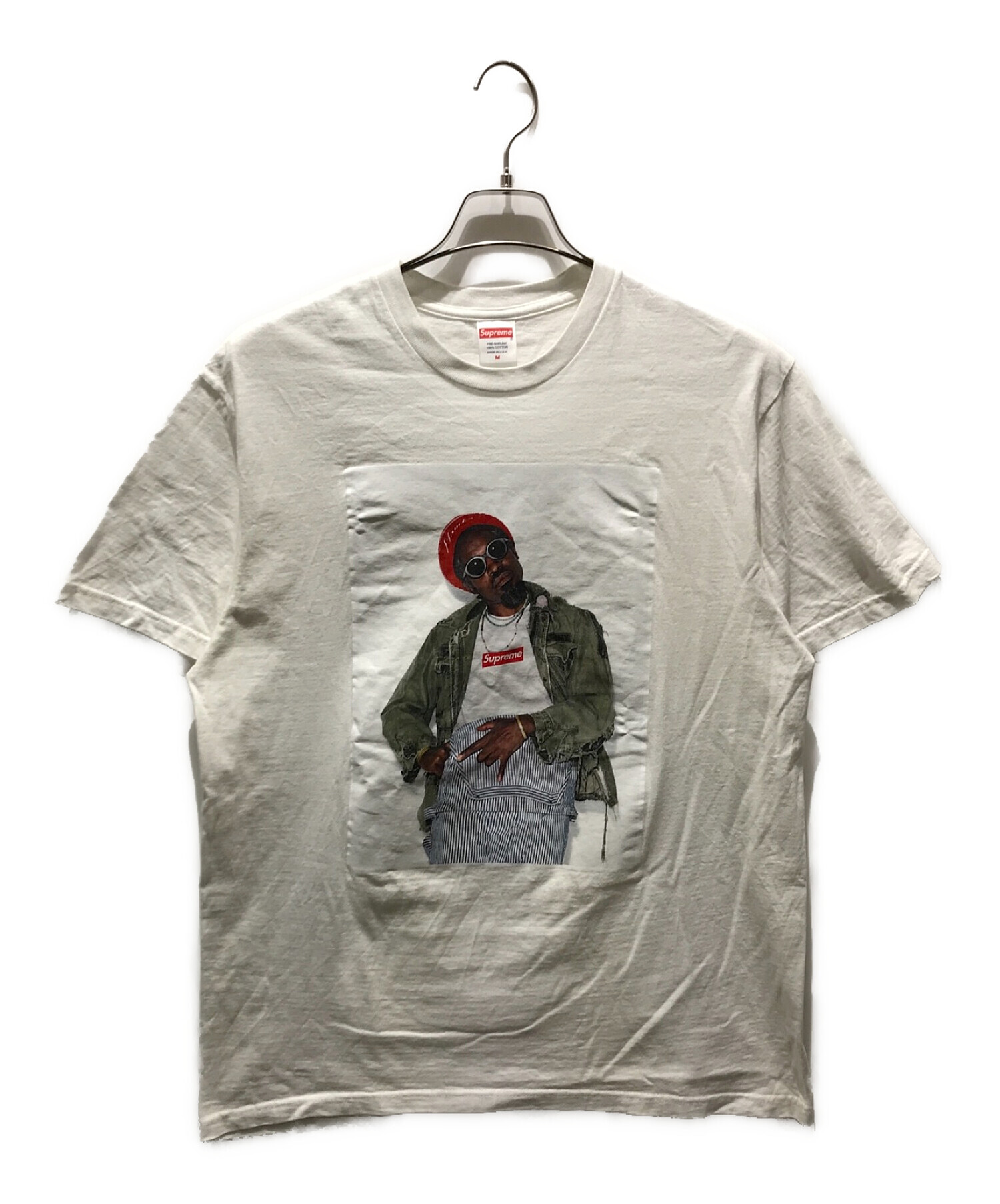 X L】Supreme Andre 3000 Tee グレイ - Tシャツ/カットソー(半袖/袖なし)