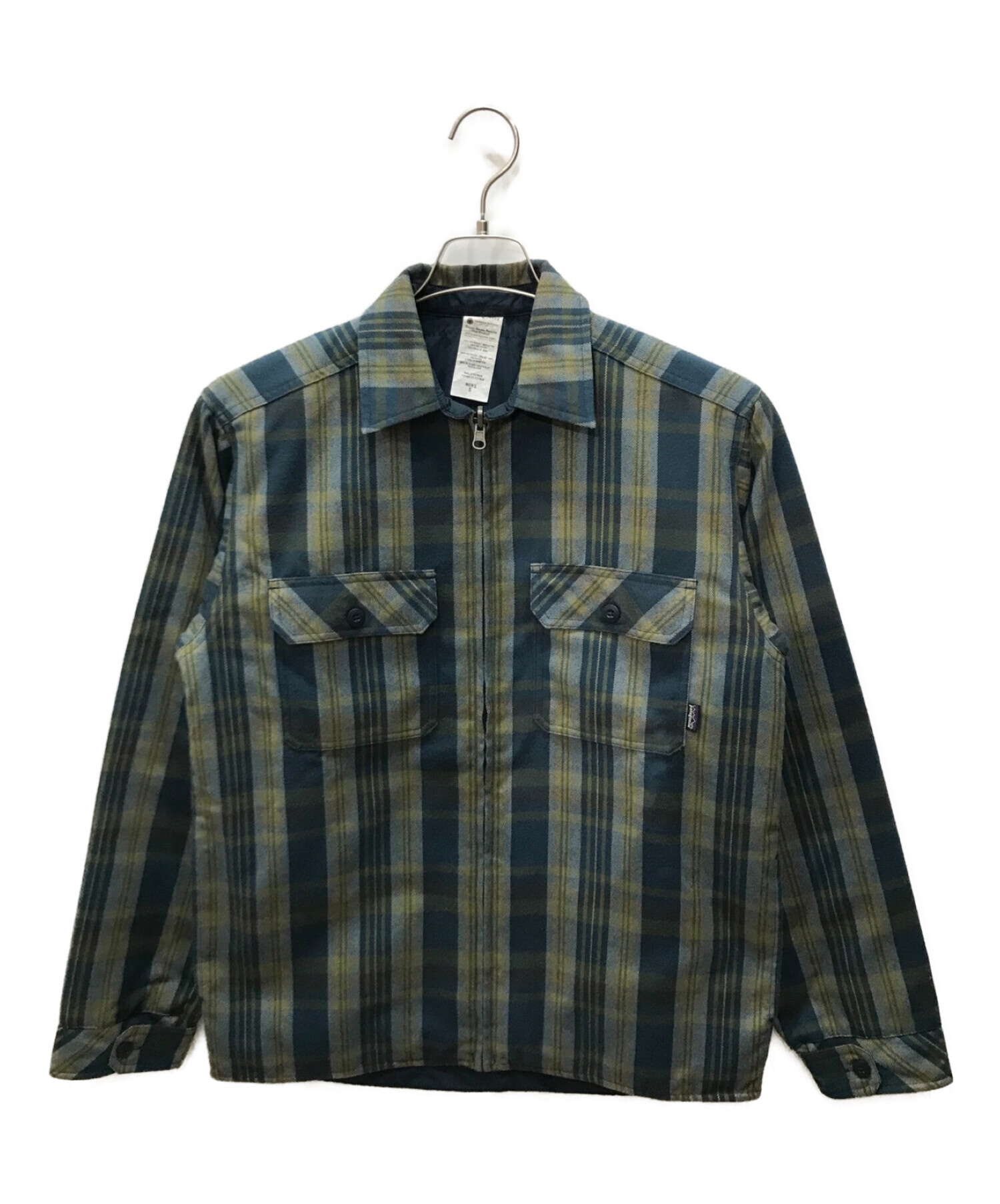 中古・古着通販】Patagonia (パタゴニア) Reversible Flannel Jacket/リバーシブルフランネルジャケット ブルー サイズ :S｜ブランド・古着通販 トレファク公式【TREFAC FASHION】スマホサイト