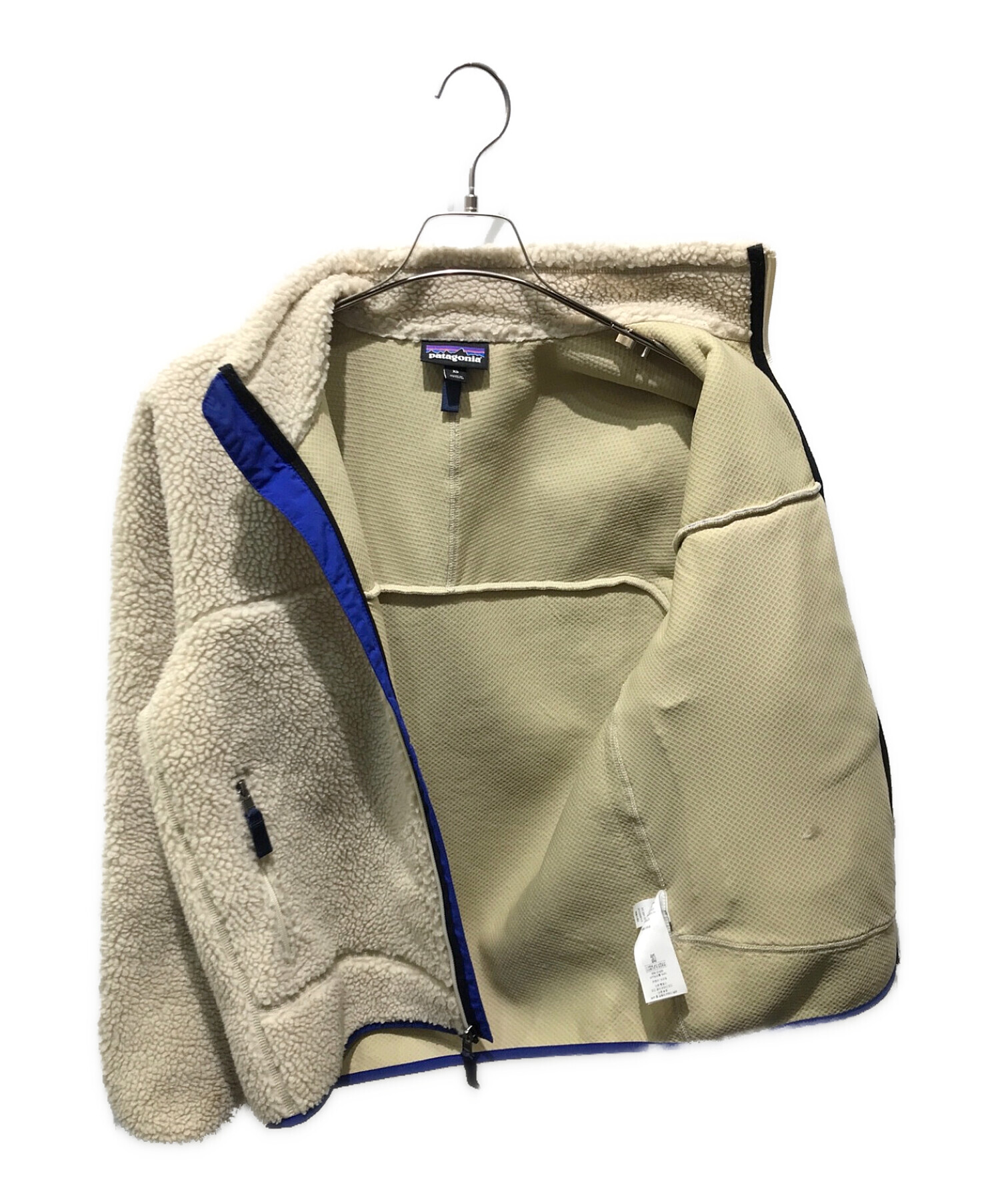 【中古・古着通販】Patagonia (パタゴニア) Classic Retro-X Jacket 23056 アイボリー サイズ:XS｜ブランド・古着通販  トレファク公式【TREFAC FASHION】スマホサイト