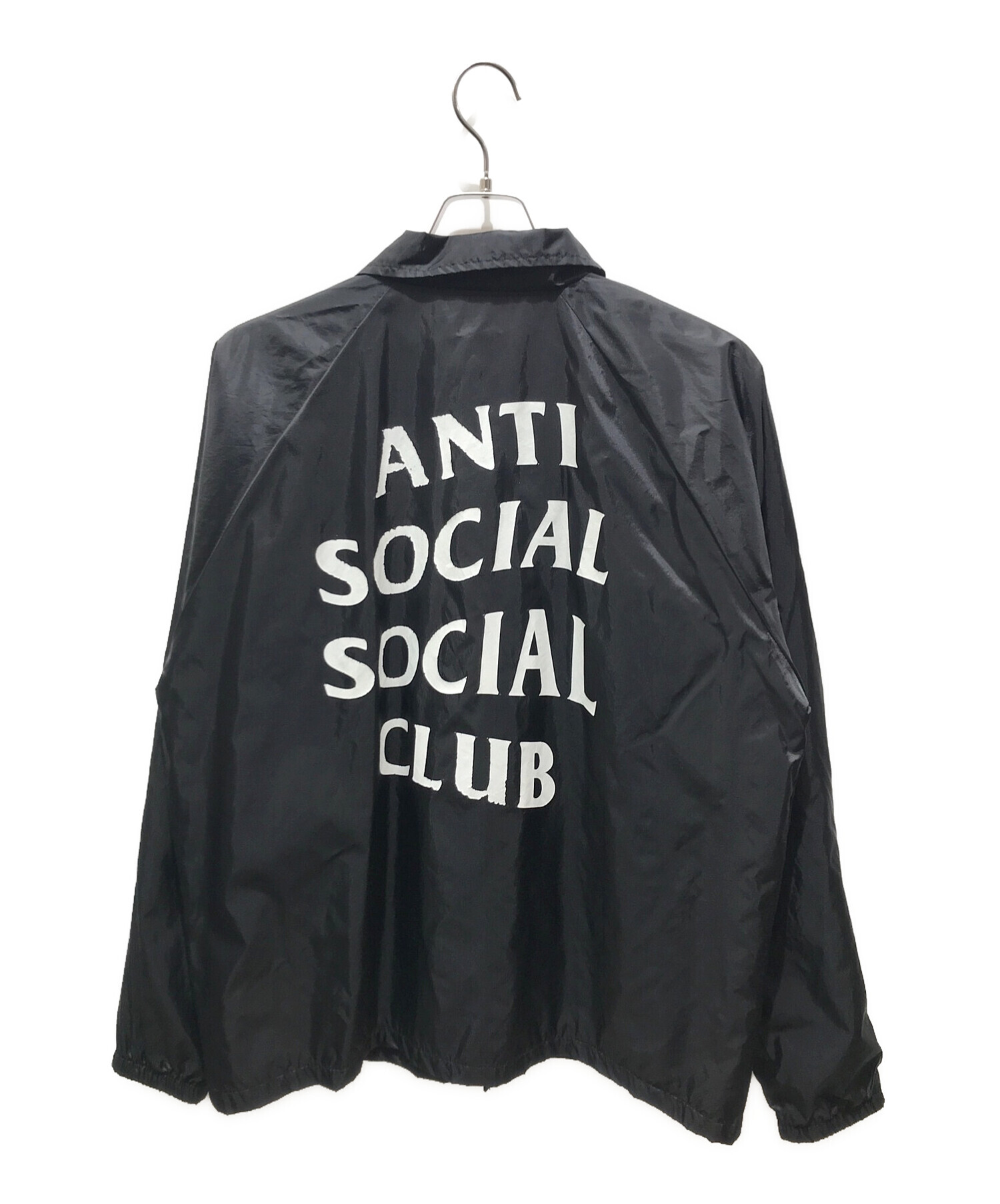 anti social social CLUB (アンチソーシャルソーシャルクラブ) コーチジャケット ブラック サイズ:L