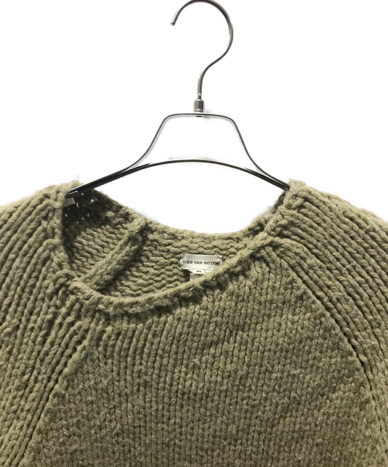 肩幅ラグランDRIES VAN NOTEN archive design knit ライカ期