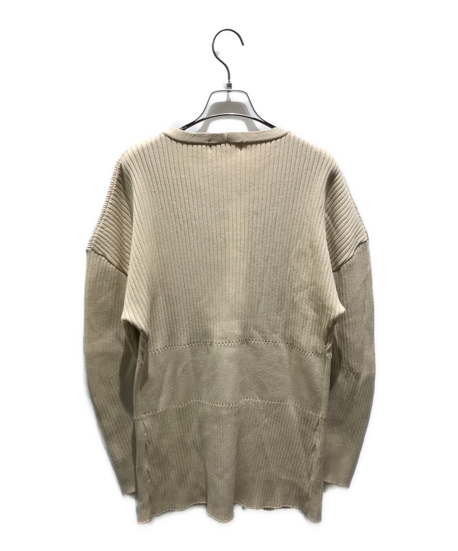 中古・古着通販】HeRIN.CYE (ヘリンドットサイ) V-neck knit cardigan